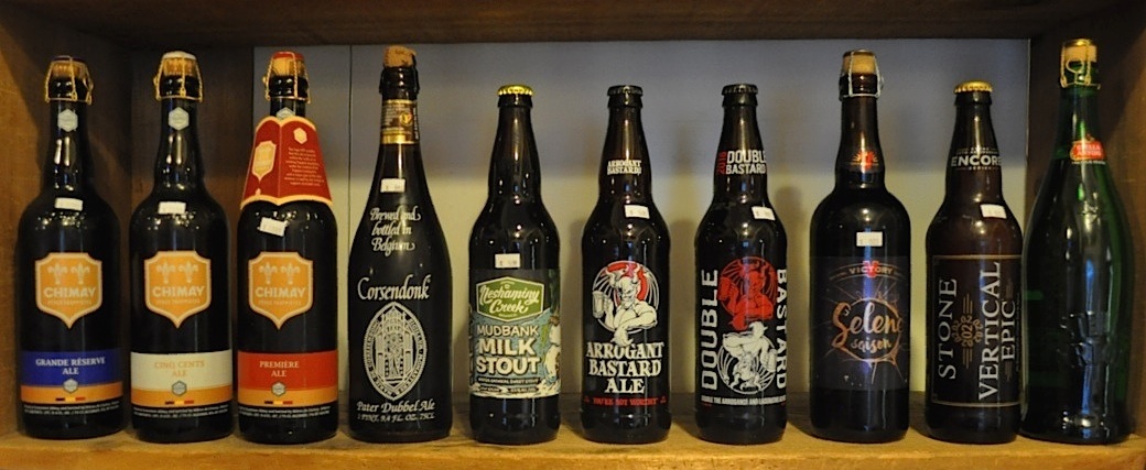 Domestic, Imported, and Craft Beers